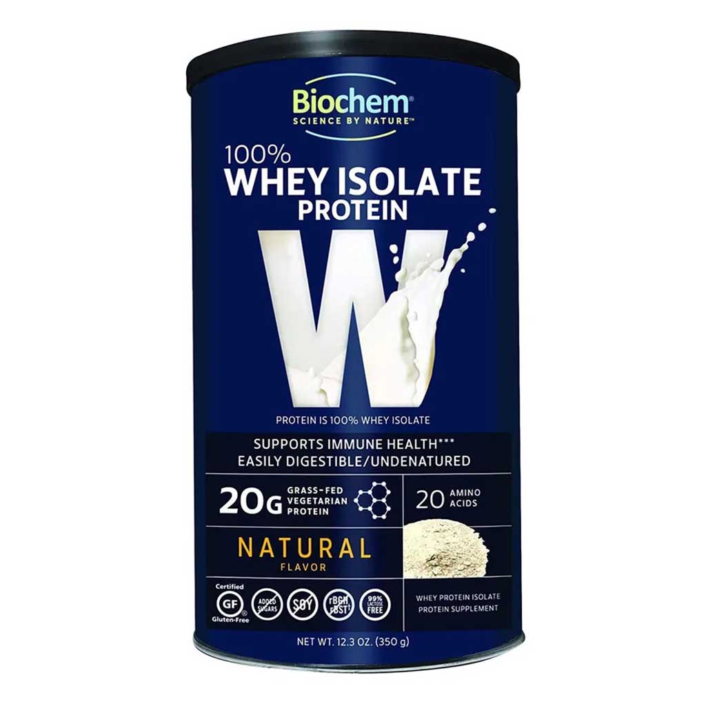 Biochem 100% Whey Isolate Protein Powder 350g - Natural Flavour