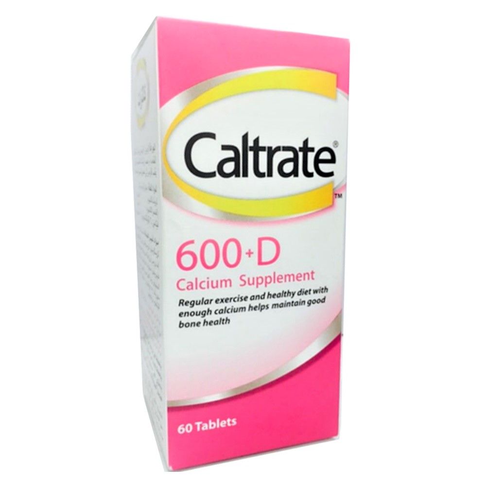 Caltrate + Vitamin D 600 mg Tablets 60's