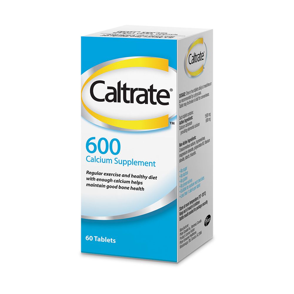 Caltrate 600 mg Tablets 60's