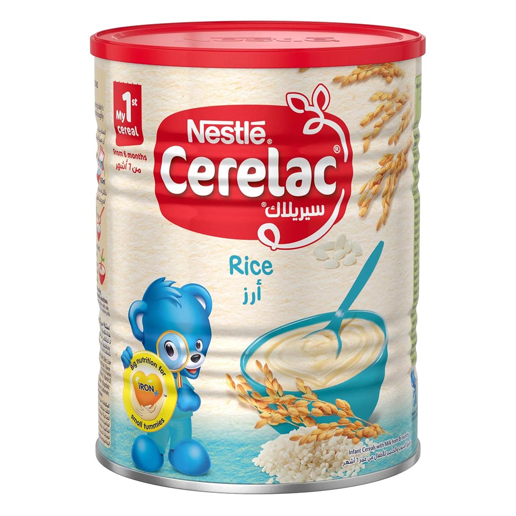 Nestle Cerelac Rice & Milk Infant Cereals From 6 Months 400g
