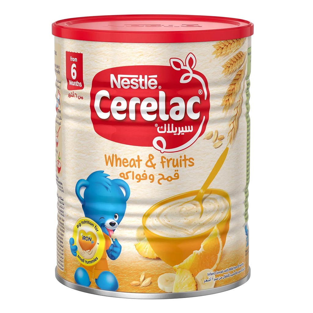 Nestle Cerelac Wheat & Fruits Infant Cereals From 6 Months 400g