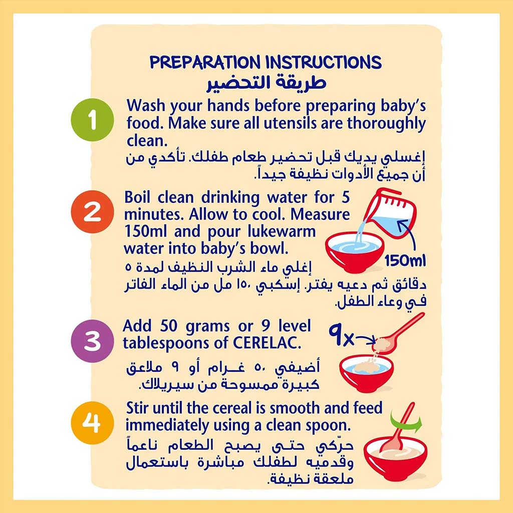 Nestle Cerelac Wheat & Fruit Pieces Infant Cereals From 8 Months 400g