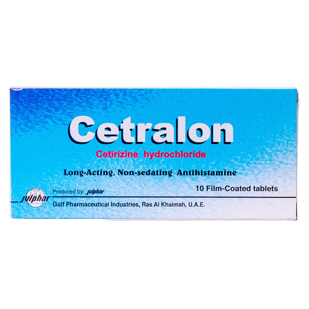Cetralon 10mg Cetirizine Film-Coated Tablets For Cold & Allergy, Pack of 10’s