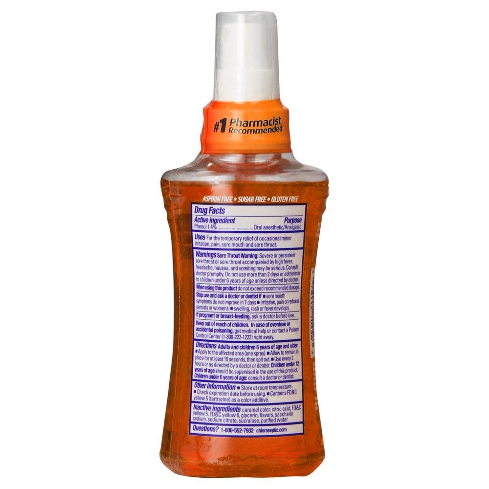 Chloraseptic Sore Throat Citrus Spray 177 mL