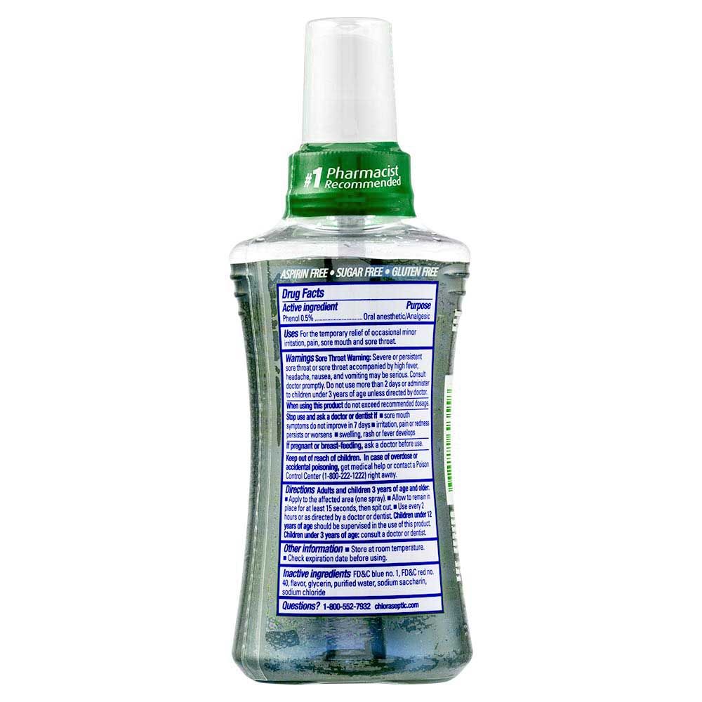 Chloraseptic Sore Throat Menthol Spray 177 mL