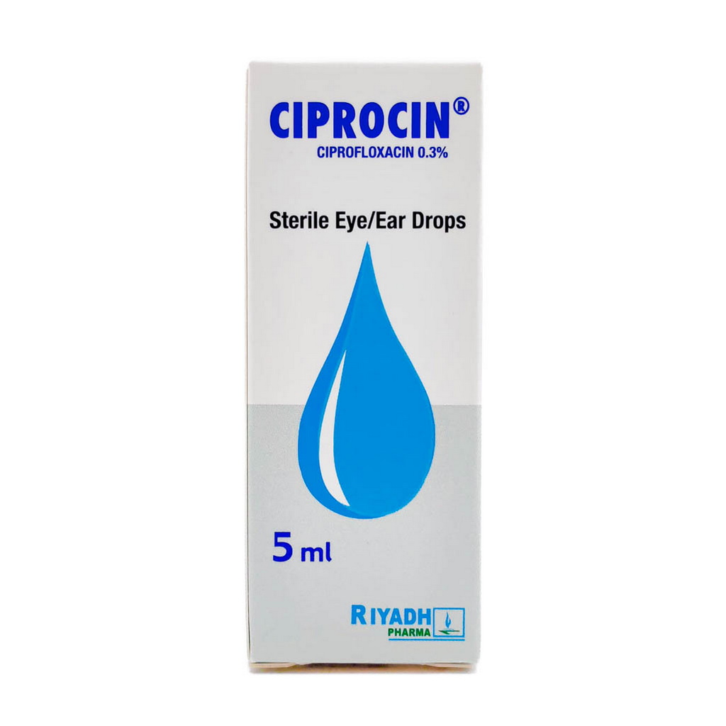 Ciprocin 0.3% Eye/Ear Drops 5ml