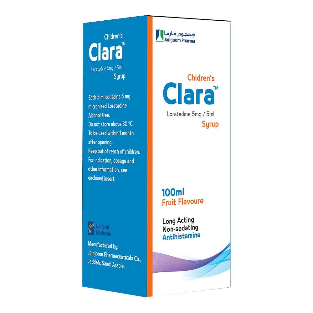 Clara 5 mg/5 ml Syrup 100 mL