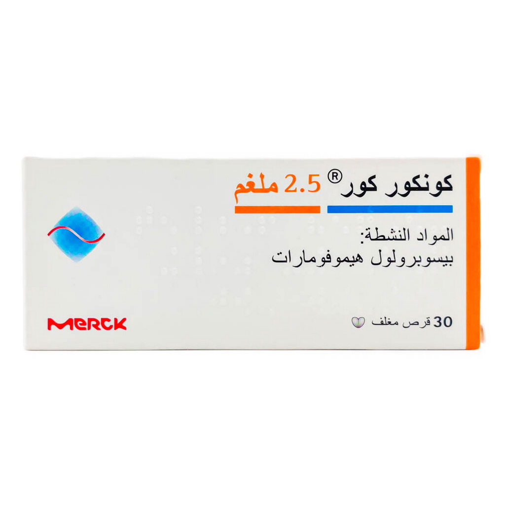 Concor COR 2.5mg Film Coated Tablets, Pack of 30’s