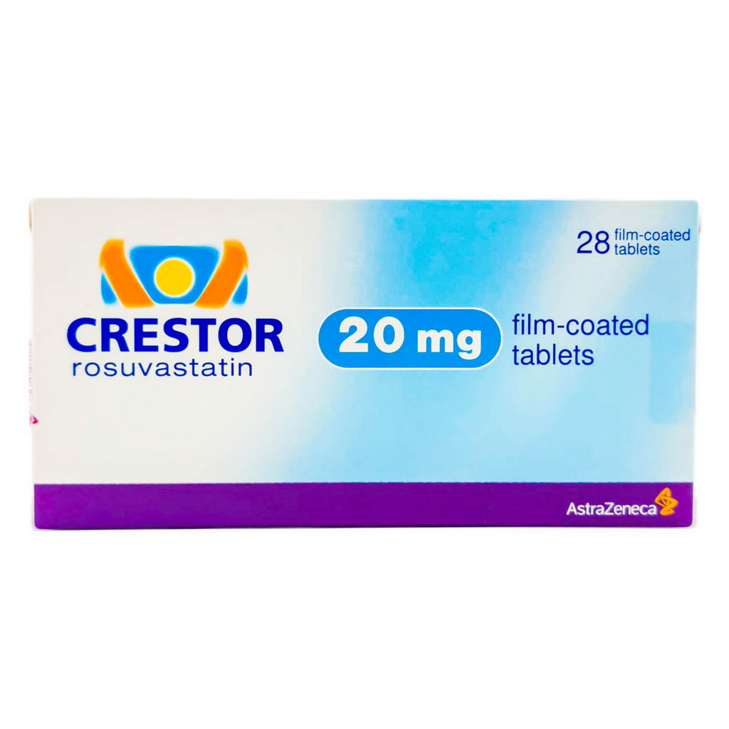 Crestor 20mg Tablets, Pack of 28's