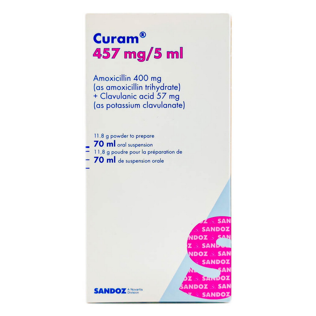 Curam 457mg/5ml Powder For Oral Suspension 70ml