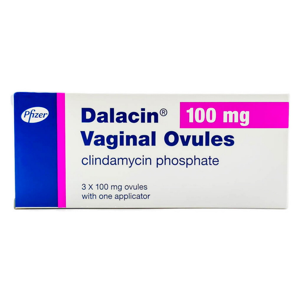 Dalacin 100mg Vaginal Ovules, Pack of 3’s