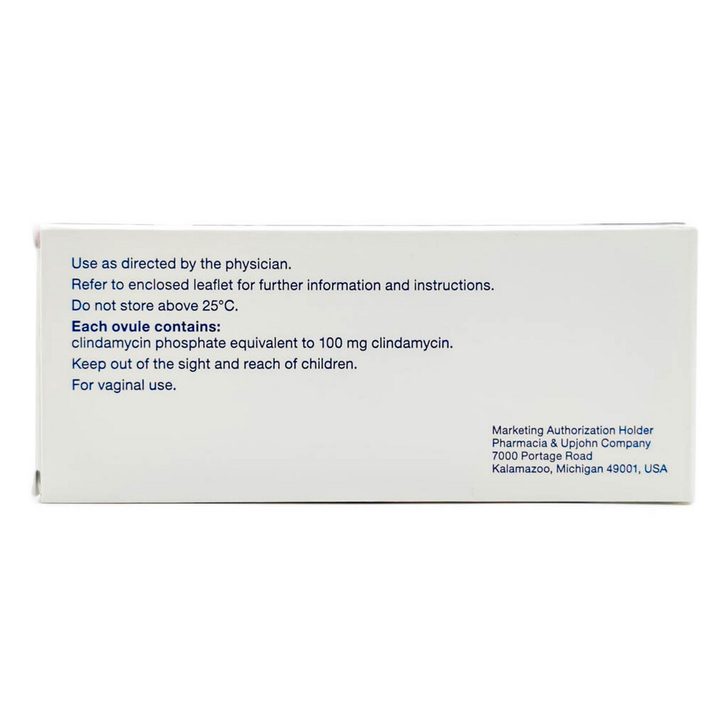 Dalacin 100mg Vaginal Ovules, Pack of 3’s