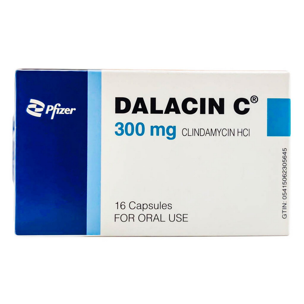 Dalacin C 300mg Capsules, Pack of 16's