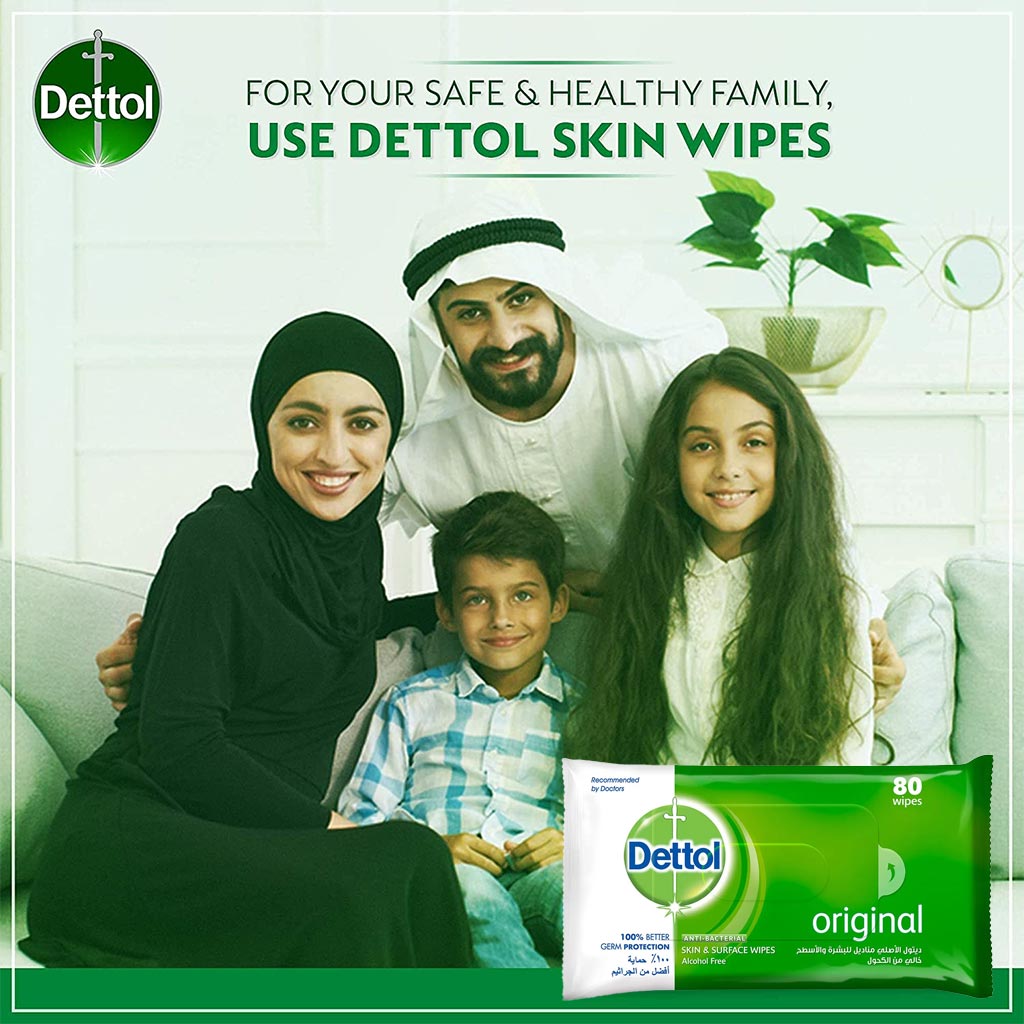 Dettol Anti-Bacterial Wipes 80's
