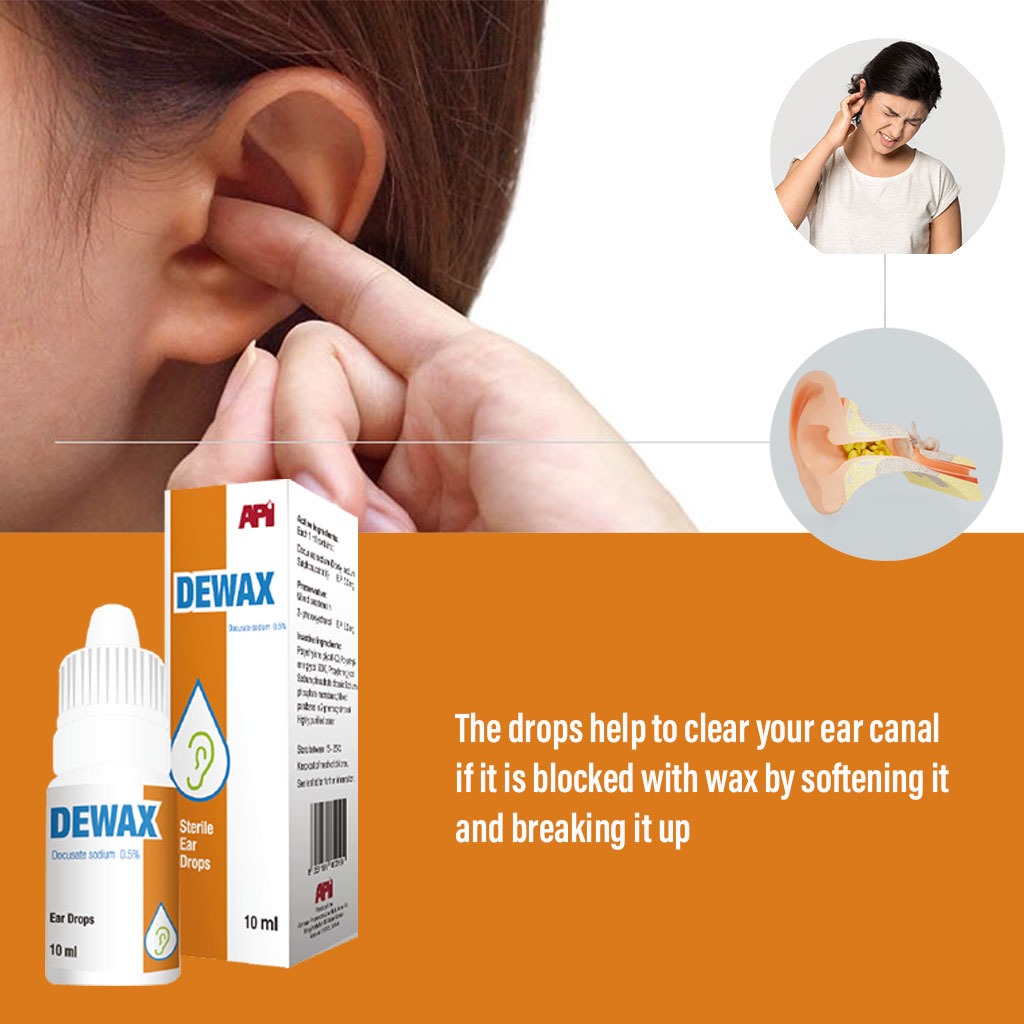 Dewax Ear Drops 10 mL