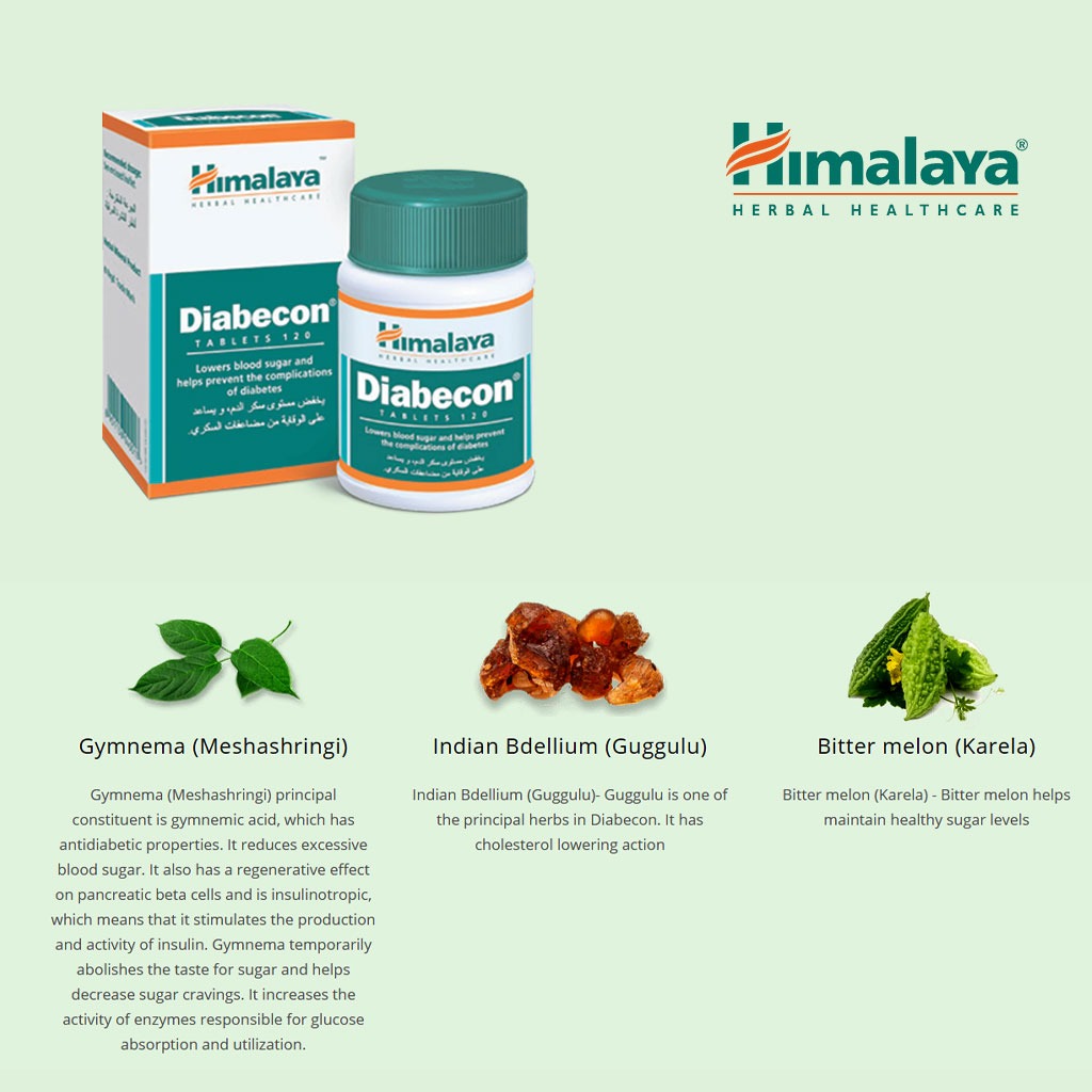Himalaya Diabecon Tablets 120's