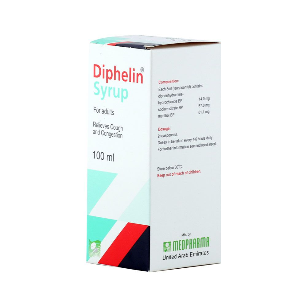 Diphelin Adult Syrup 100 mL