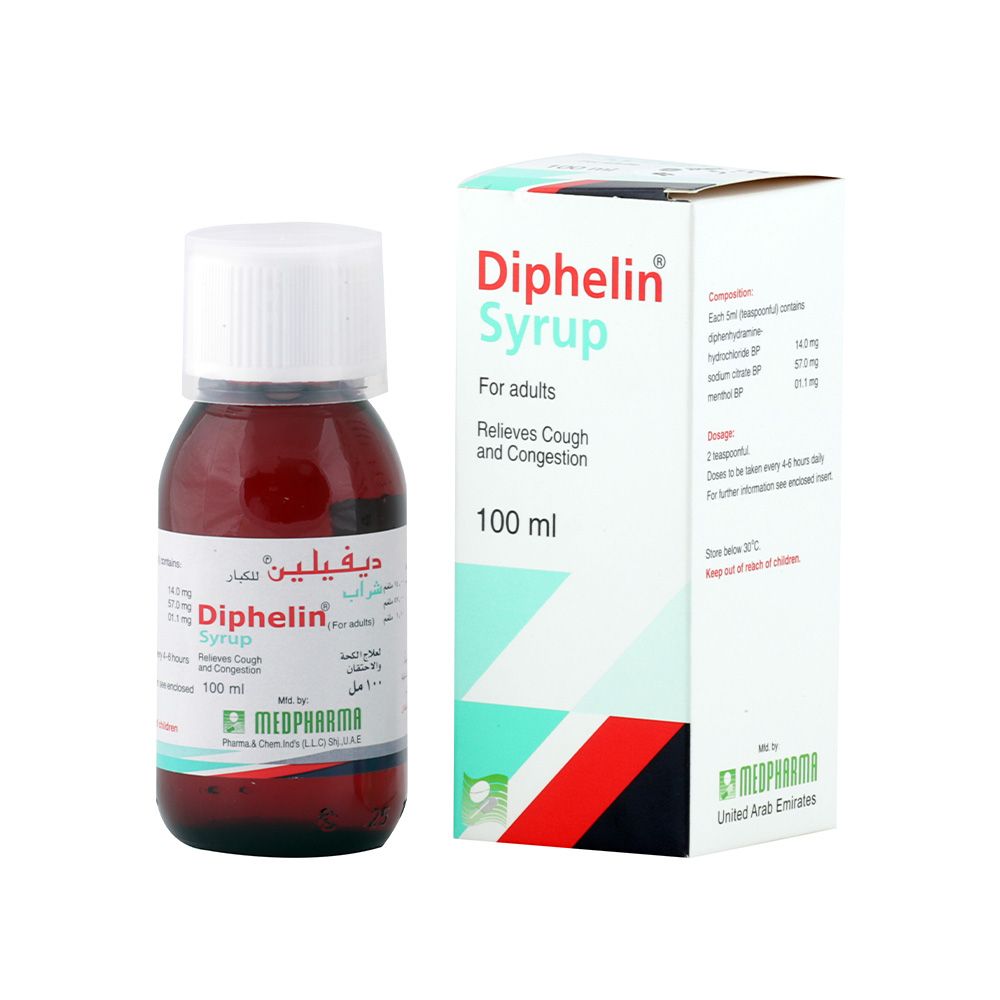 Diphelin Adult Syrup 100 mL