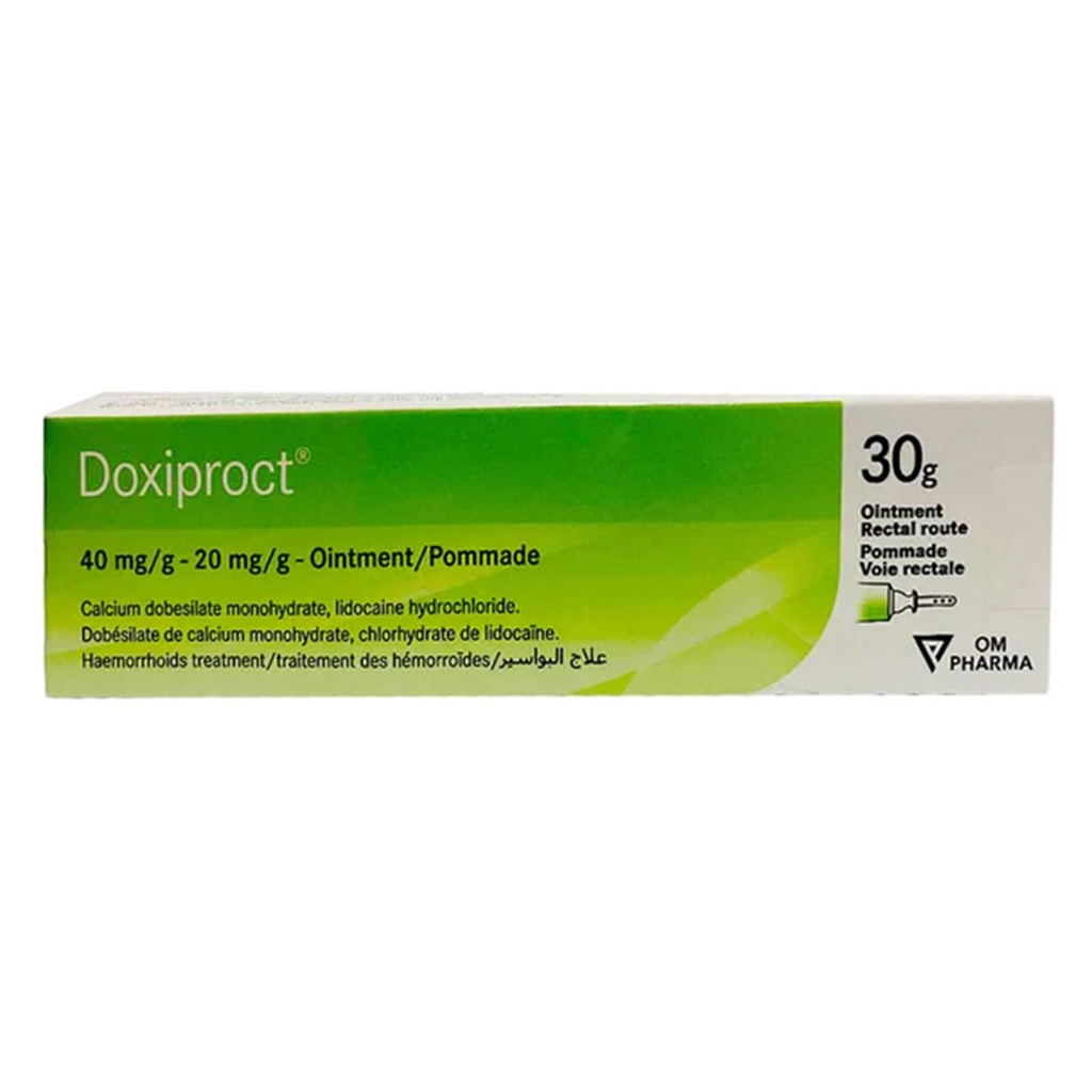 Doxiproct Rectal Ointment For Hemorrhoids 30g