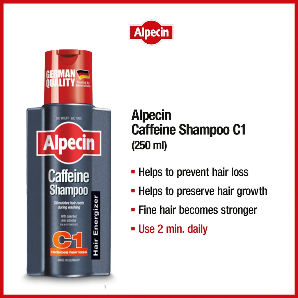 Dr.Wolff Alpecin Caffeine Shampoo 250 mL