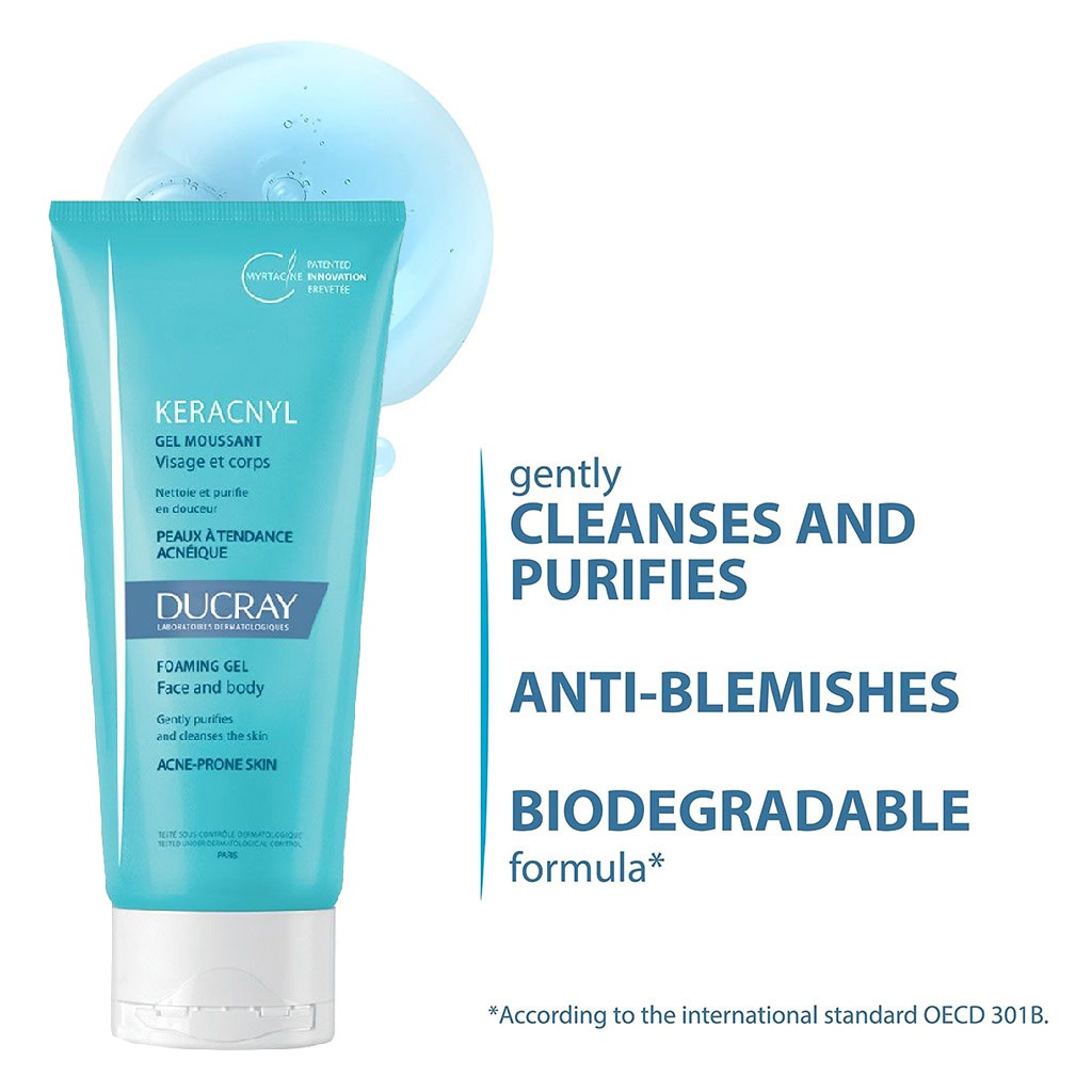 Ducray Keracnyl Foaming Gel 200 mL