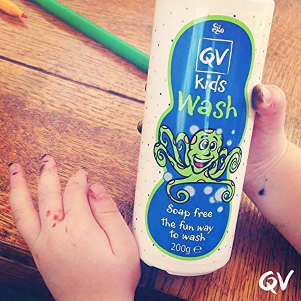Ego QV Hair And Body Kids Wash Soap Free 200g