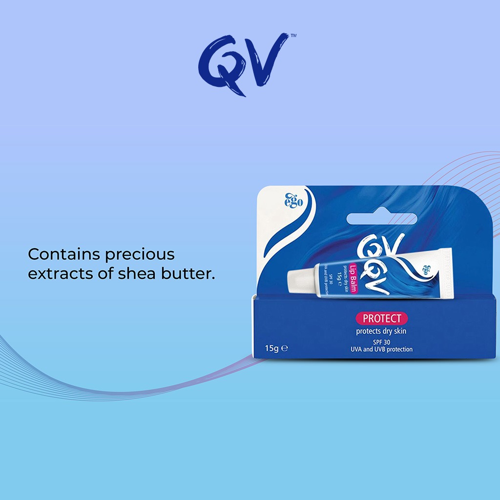 Ego QV Lip Balm With SPF30 For Chapped Lips 15g