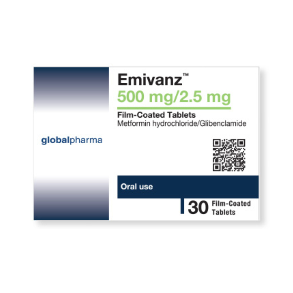 Emivanz 500mg/2.5mg Tablets, Pack of 30's
