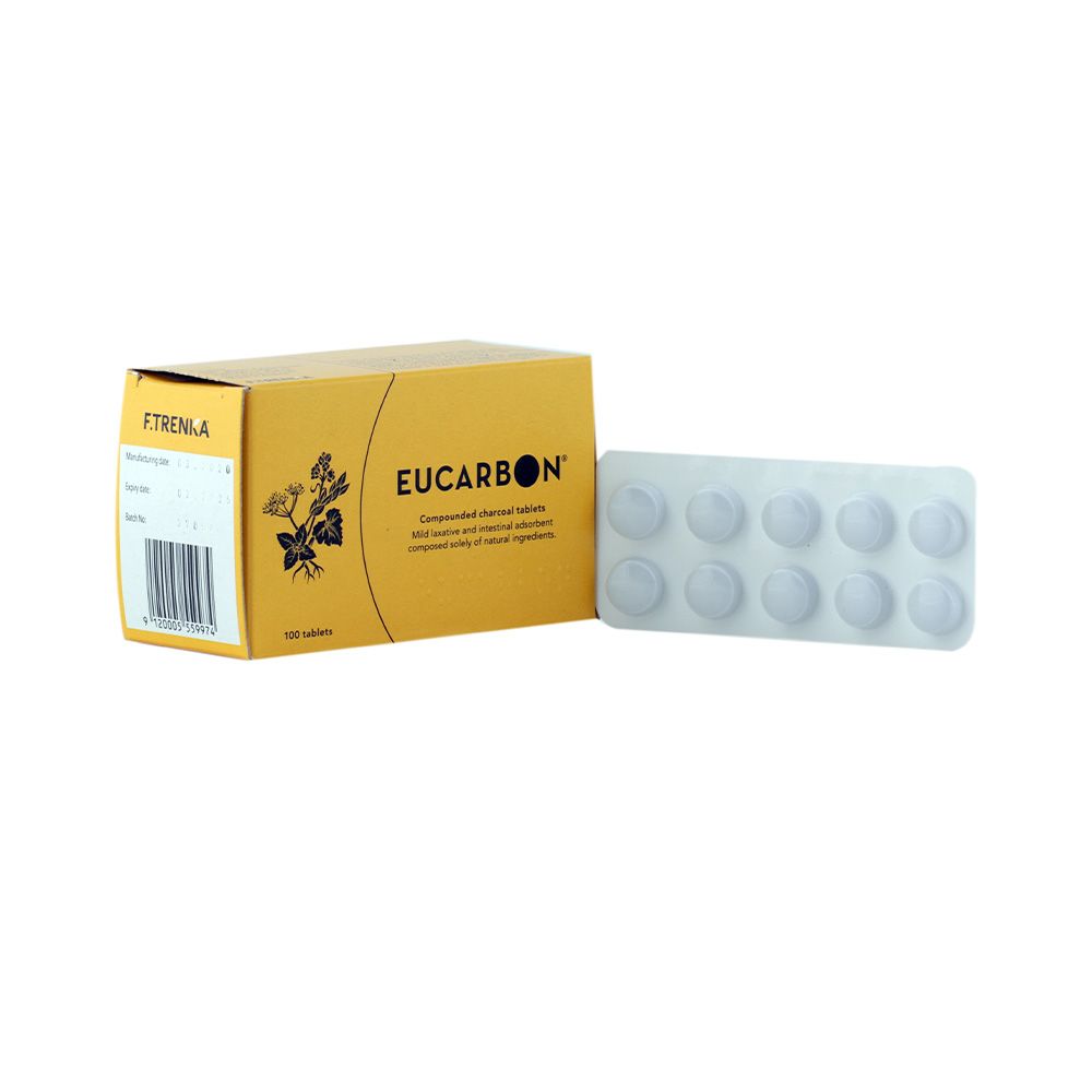 Eucarbon Compounded Charcoal Tablets 100's