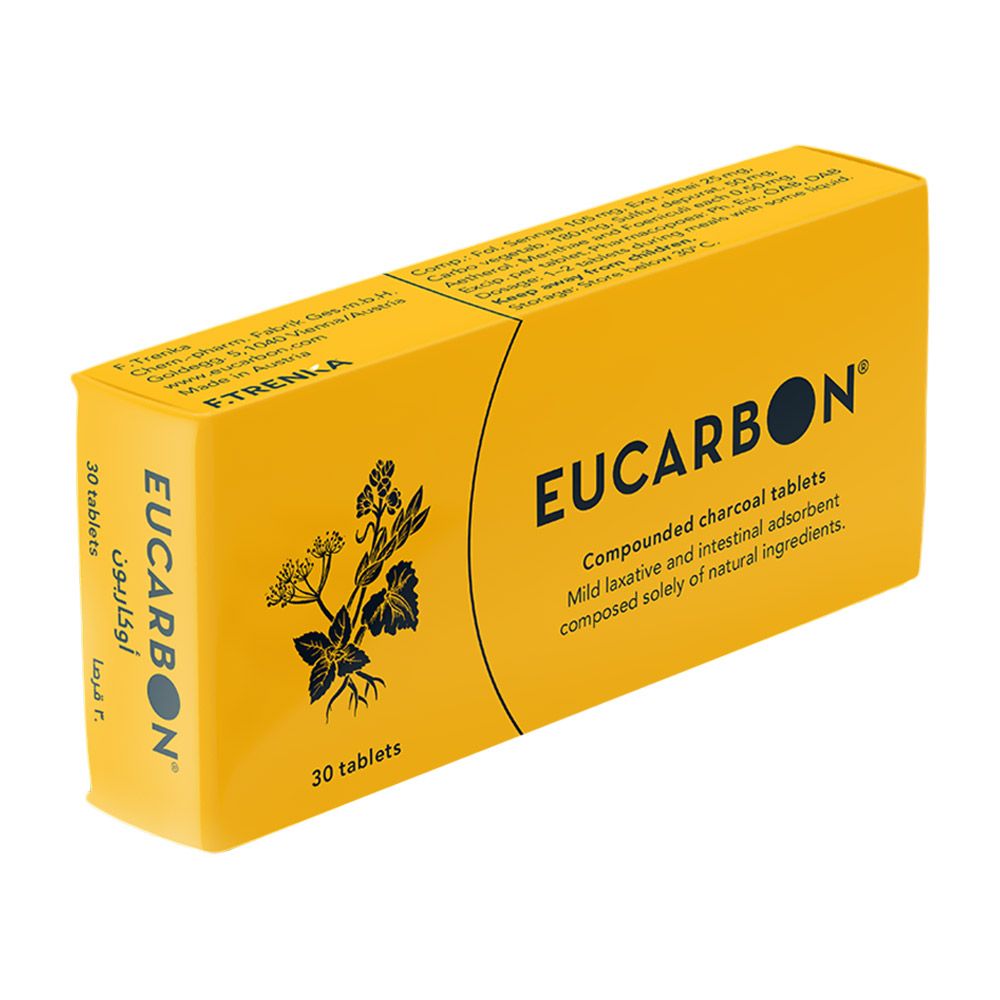 Eucarbon Compounded Charcoal Tablets 30's