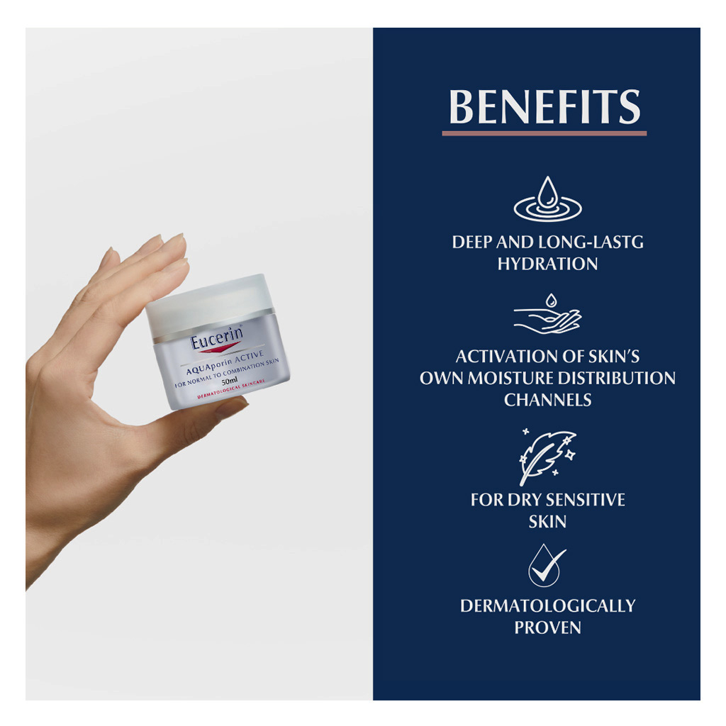 Eucerin Aquaporin Active Light Face Day Cream 50ml