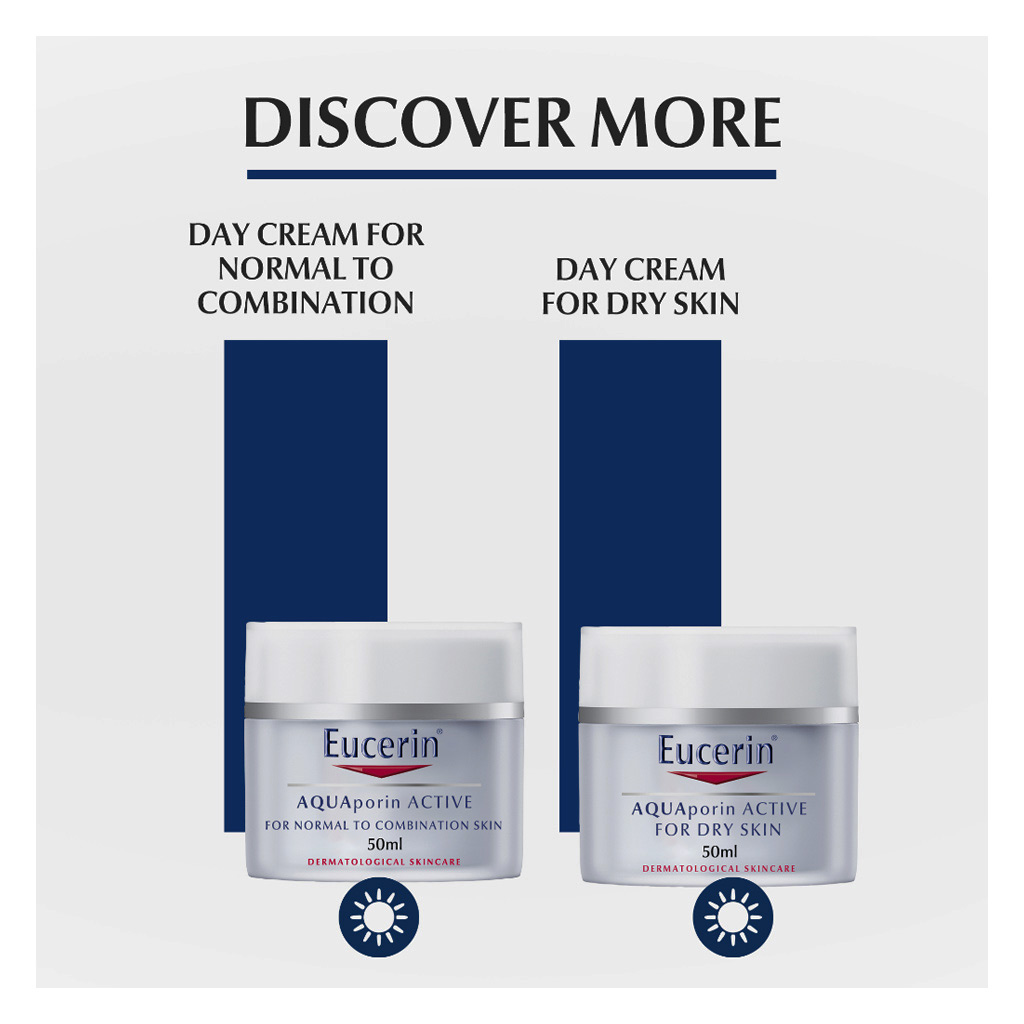Eucerin Aquaporin Active Moisturising Rich Cream For Dry Skin 50ml