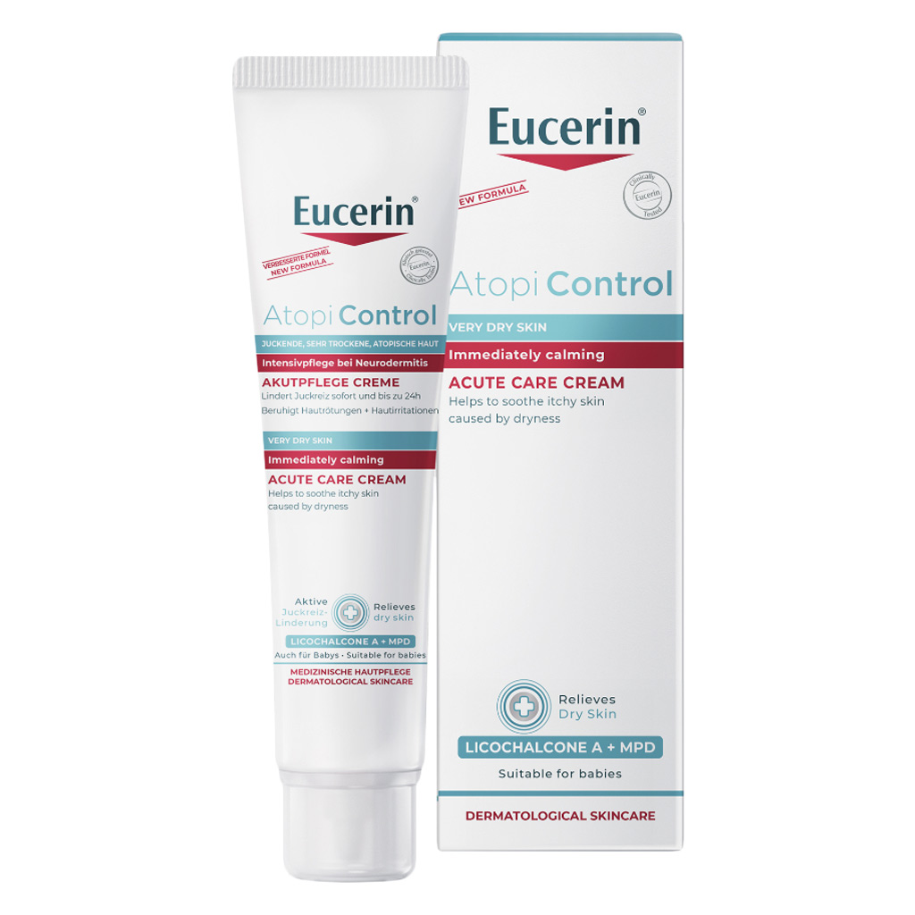 Eucerin AtopiControl Acute Care Cream For Itchy & Dry Skin 40ml