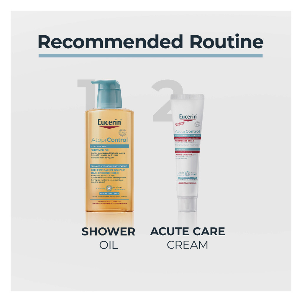 Eucerin AtopiControl Acute Care Cream For Itchy & Dry Skin 40ml