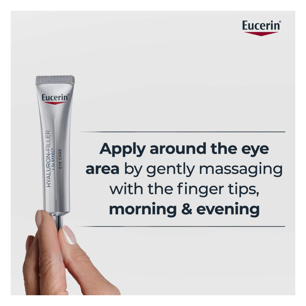 Eucerin Hyaluron-Filler 3x Effect Anti-Wrinkle SPF15 Eye Cream 15ml 