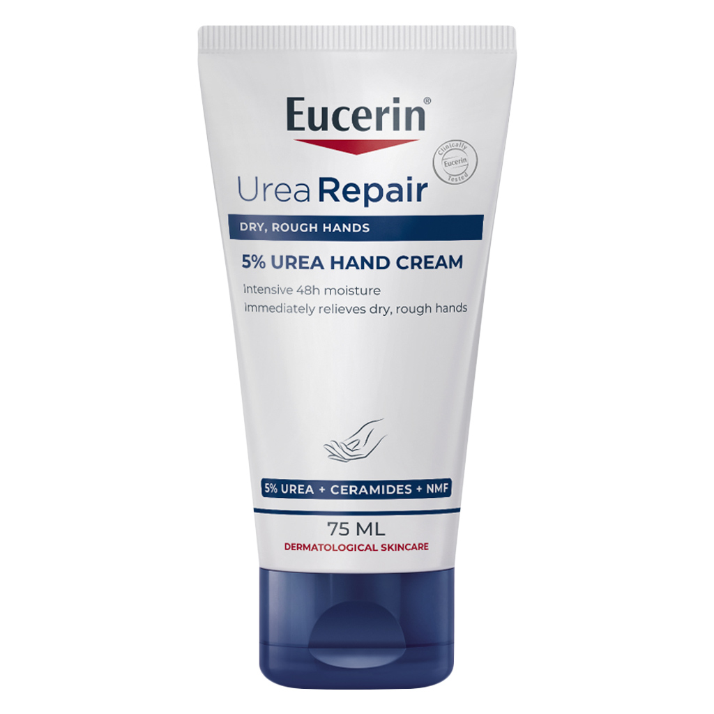 Eucerin UreaRepair 5% Urea Hand Cream For Dry & Rough Skin 75ml
