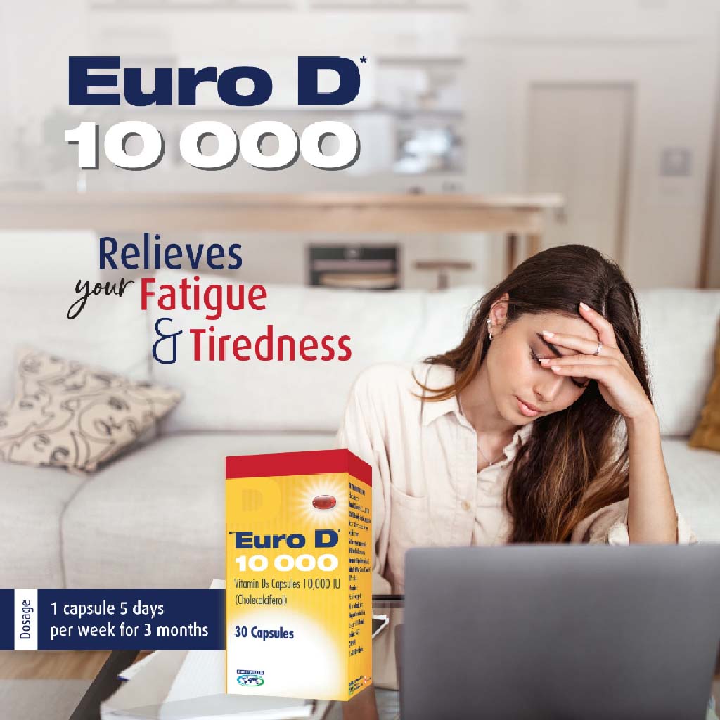 Euro D 10000 IU Capsules 30's
