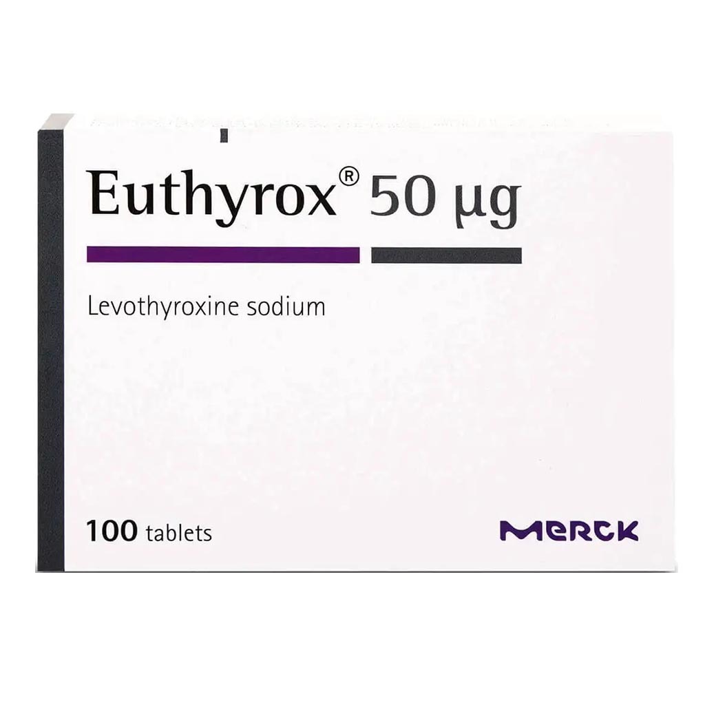 Euthyrox 50mcg Tablets, Pack of 100's