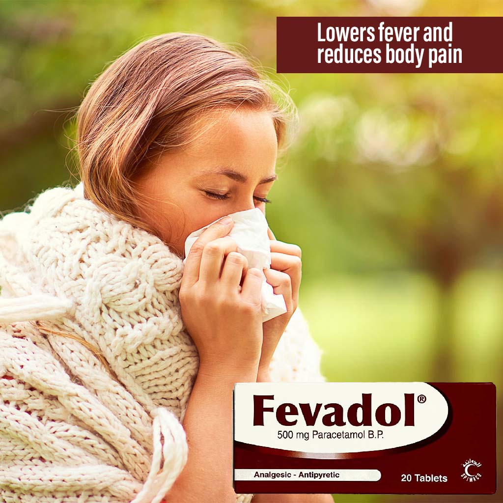 Fevadol 500 mg Tablets 20's