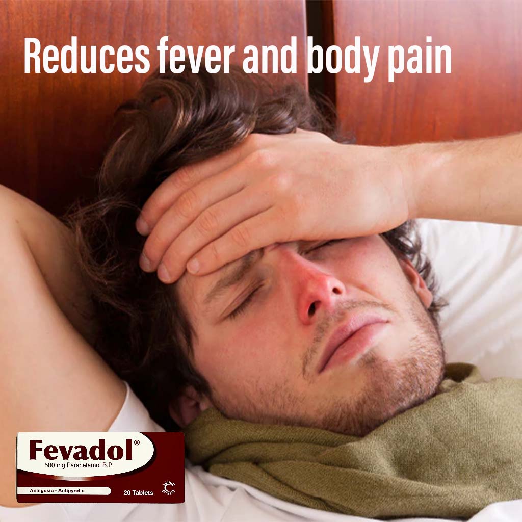 Fevadol 500 mg Tablets 20's