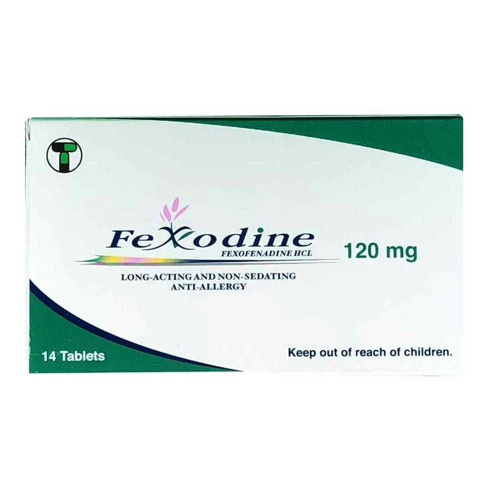 Fexodine 120 mg Tablets 14's