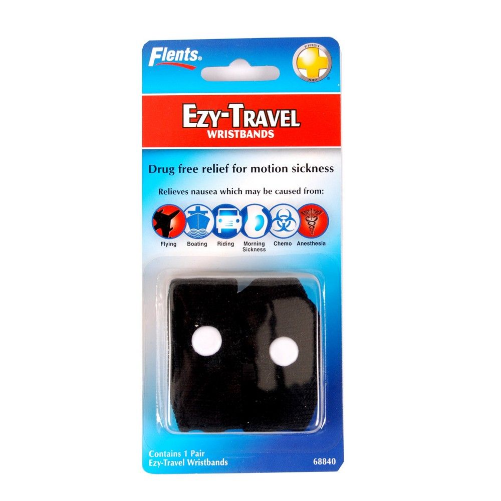 Flents Ezy-Travel Wrist Bands Black 68840