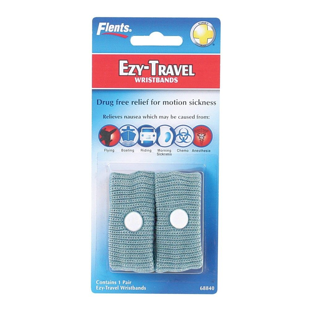 Flents Ezy-Travel Wrist Bands Black 68840