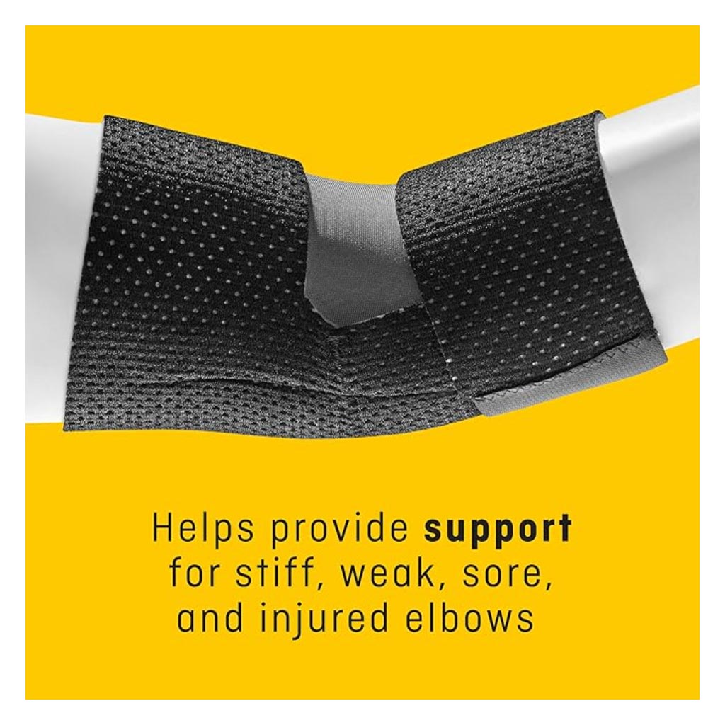 Futuro Infinity Precision Fit Adjustable Left/Right Elbow Support- Black 