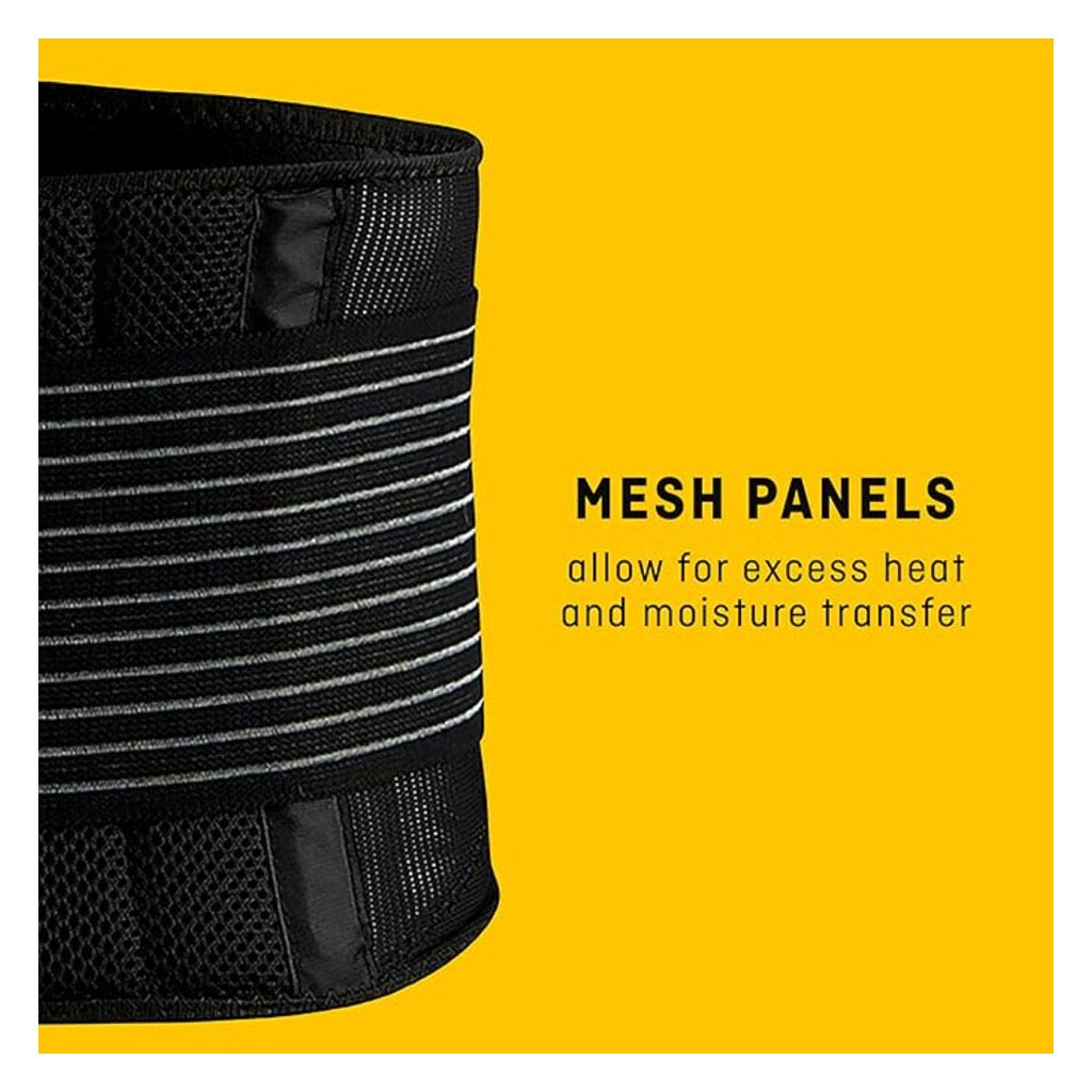 Futuro Adjustable Deluxe Comfort Compression Back Support - Dark Grey