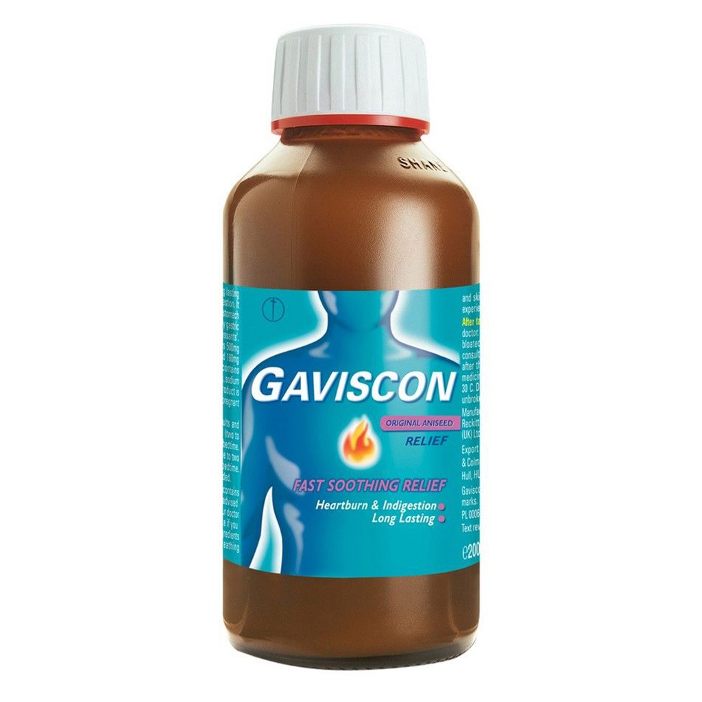 Gaviscon Liquid For Indigestion And Heartburn Aniseed Flavour 200ml