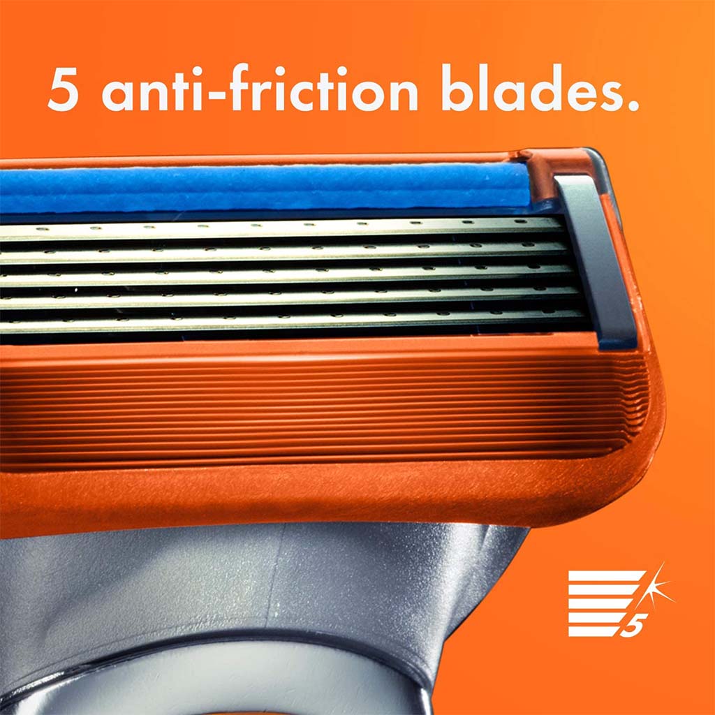 Gillette Fusion 5 Power Razor For Perfect Shave & Beard Shape, Pack of 1's