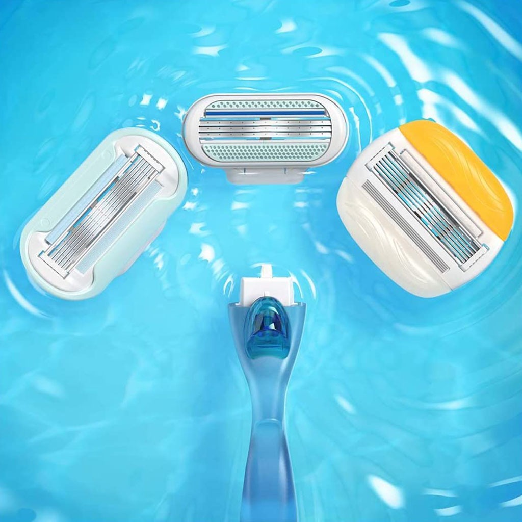 Gillette Venus Passion Close & Clean Women's Razor Blade Refill, Pack of 4's