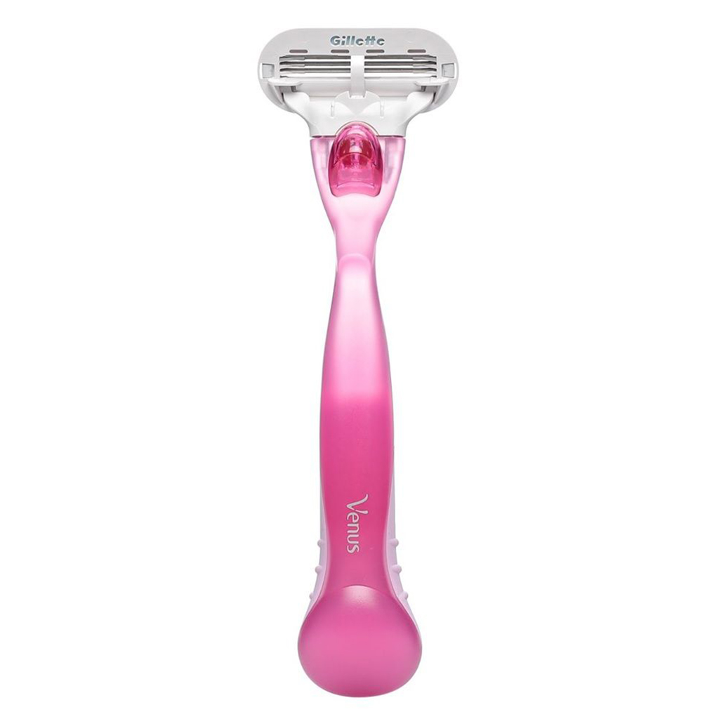Gillette Venus Close & Clean Women's Razor, Pack of 1 Razor Handle + 2 Blade Refills