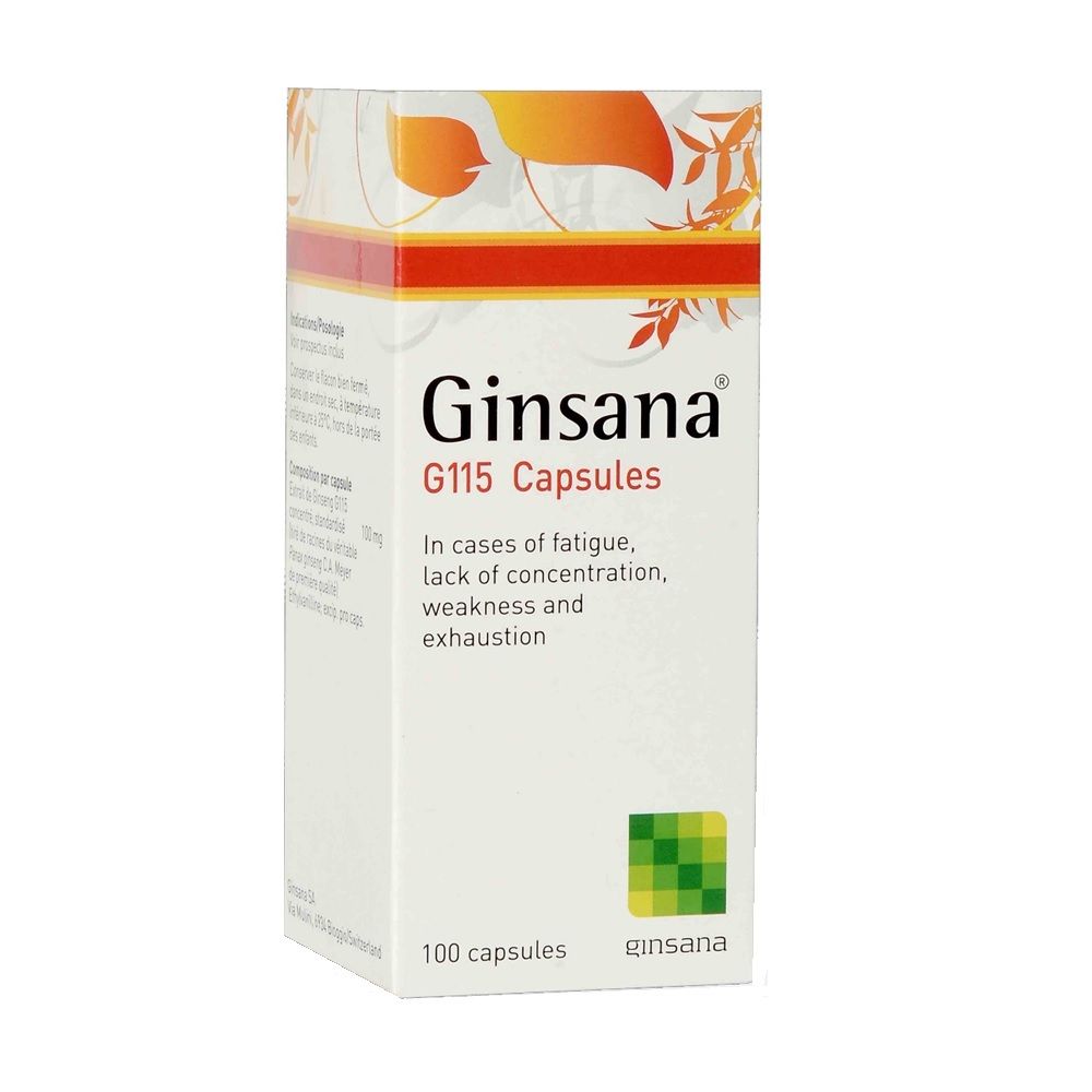 Ginsana Capsules 100's